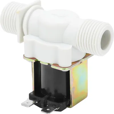Immagine prodotto di Valvola a solenoide, valvola di ingresso chiusa normale, valvola a solenoide filettata G1/2, valvola a solenoide dell'erogatore d'acqua, valvola a solenoide DC24V, parti di controllo industriale
