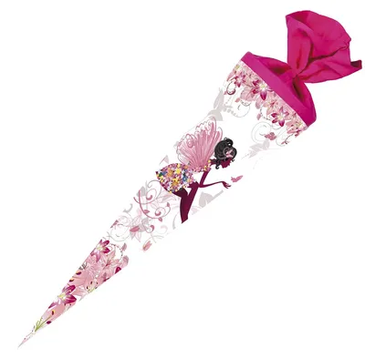 Produktbild von Nestler Schultüte Blumenfee rund 70cm