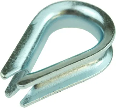 Produktbild von 2 Kauschen Kausche Drahtseil Seilkauschen für Seil Ø 18 mm verzinkt MCPL6325