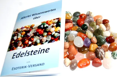 Produktbild von Edelsteine, polierte Trommelsteine, bunte Mischung, Größe ca. 1 - 2,5 cm, 500 g