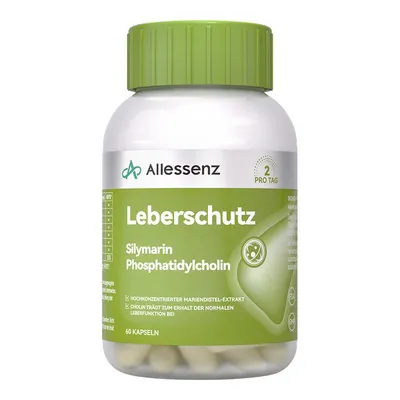 Produktbild von Allessenz Leberschutz - Silymarin & Phosphatidylcholin Kapseln