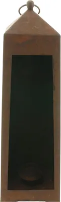 Produktbild von Kerzenhalter Rostlaterne Metall 40cm – Gartenlaterne