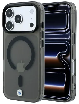 Obrázok produktu pre Puzdro BMW Sign Frosted IML & Metal Logo MagSafe pre iPhone 18 Pro / 17 Pro, čierne