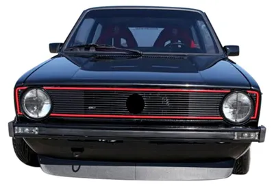 Für VW Golf 1 Caddy 1 Jetta Frontspoiler Spoiler Lippe BREIT Stoßstange mit ABE in der Farbe von Goingfast