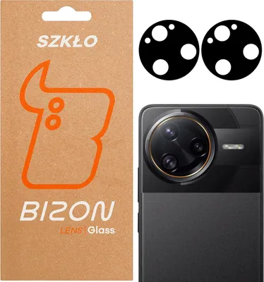 Produktbild von Gehärtetes Glas für die Kamera für Xiaomi Poco F7 Ultra, Bizon Glass Silk Lens, 2 Stück