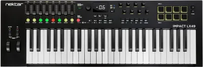 Obrázok produktu pre Nektar Impact LX49 mk3 MIDI keyboard Black