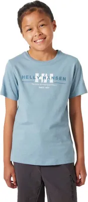 Produktbild von Helly Hansen Graphic Jr Kurzarm-t-shirt Blau 8 Years Blau 8 Years