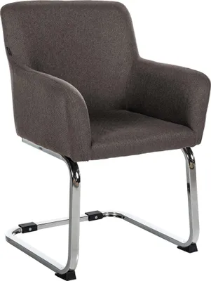 Produktbild von CLP Stuhl Puka dunkelgrau Material Stoff