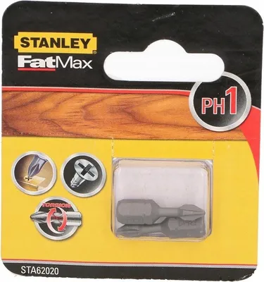 Zdjęcie produktu dla Końcówki wkrętarskie 2szt -ph1 25mm BITY Stanley