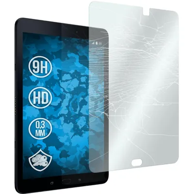 Produktbild von 2er-Pack PhoneNatic Glas-Folie klar  kompatibel mit Samsung Galaxy Tab S3 9.7 - Panzerglas für Galaxy Tab S3 9.7