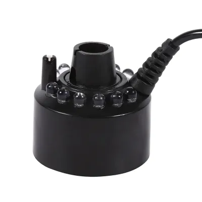 Obrázek produktu pro 24V zvlhčovač vzduchu s měnícími se barvami a ultrazvukovým rozprašovačem pro jezírka a akvária, 12 LED diod