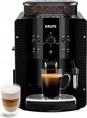 Zdjęcie produktu dla Krups YY8125FD Automatyczny Ekspres do Kawy Ziarnistej Essential Black