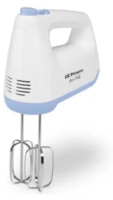 Produktbild von Orbegozo BA 3750, Handmixer, Blau, Weiß, Kneten, Mixen, Rührer, Edelstahl, 400 W, 220 - 240 V
