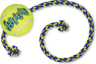 Produktbild von Kong Squeakair-ball Mit Seil Gelb M Gelb M
