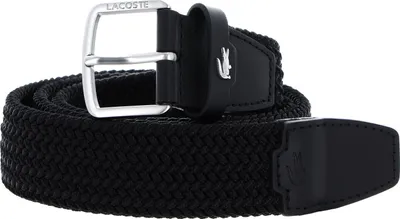 Produktbild von LACOSTE Gürtel Casual Stretch Wowen Belt W120 Noir schwarz