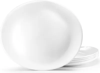 Produktbild von CreaTable - ITALIAN PARTY - Steakteller WHITE oval 30 cm aus Opalglas