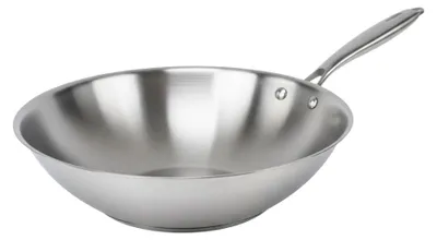 Zdjęcie produktu dla Wok 28 cm ze stali nierdzewnej 18/10 Triply Fackelmann Vita3