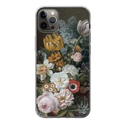 Produktbild von MuchoWow® Handyhülle Schutzhülle Hülle für iPhone 12 Pro Max Stilleben mit Blumen - Gemälde von Eelke Jelles Eelkema Silikon Softcase Handy Hülle - Hartschale