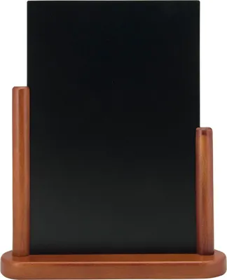 Produktbild von Securit Tischtafel Mahagoni A5