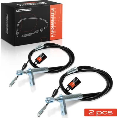 Obrázok produktu pre Frankberg 2x lanko parkovacej brzdy zadnej nápravy na oboch stranách pre Mercedes-Benz W201 E-KLASSE W124 A124 C124