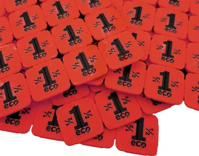 Immagine prodotto di Monete fragili biodegradabili CombiCraft in fecola di patate - rosse - Ø29mm - 1000 pezzi
