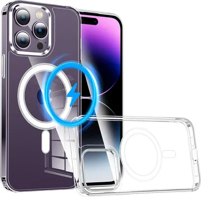 Produktbild von Hülle für Apple iPhone 14 Pro Silikon transparent Magsafe