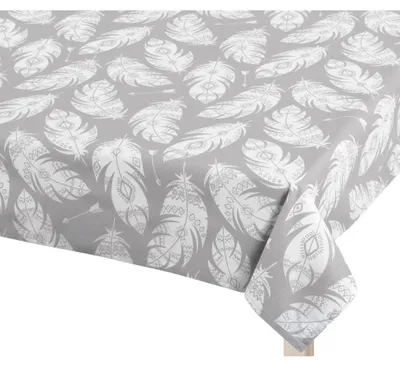 Zdjęcie produktu dla Obrus ADÉLA – 120 x 140 cm – szary, biały