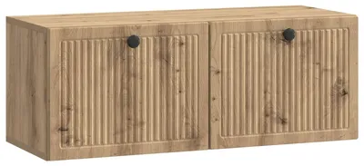 Image de vidaXL Meuble TV mural en chêne Artisan 78,5 x 31 x 30 cm