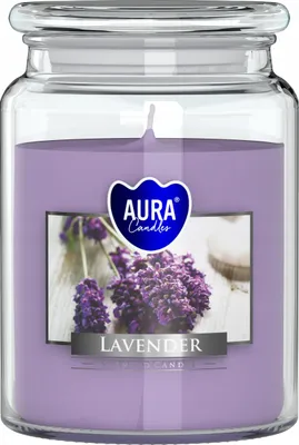 Produktbild von Große Duftkerze im Glas, Lavendel
