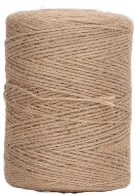 Image de Crochet et jardinage - 300 mètres - 2 mm - Chanvre - Fil de liaison - Idéal pour les travaux manuels