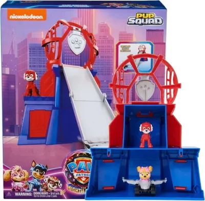 Produktbild von PAW Patrol : Der Mighty Kinofilm Mini-Wachturm-Spielset mit Mighty Pups Skye-Spielzeugauto und Marshall-Spielzeugfigur, Kinderspielzeug für Jungen und Mädchen, Auto & Rennen, 3 Jahr(e), Mehrfarbig