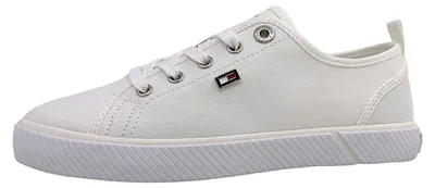 Productafbeelding van Tommy Hilfiger VULC CANVAS SNEAKER Damenschuhe Sneaker low Weiß Freizeit