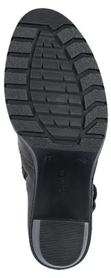 Produktbild von Rieker Damen Stiefelette mit dekorativer Schnalle und Blockabsatz Y2590, Größe:41 EU, Farbe:Braun
