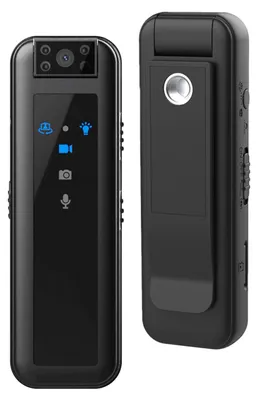 Obrázek produktu pro 1080P tělová kamera se záznamem zvuku a videa Přenosná tělová kamera Mini videokamera se 180°ã otočným objektivem Zadní klip Stojan na kolo pro vymáhání práva Dodávka Osobní cestování Cyklistika