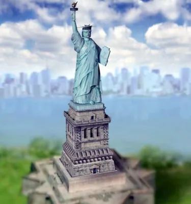 Image de Planche de Schreiber Maquette en carton Statue de la Liberté N