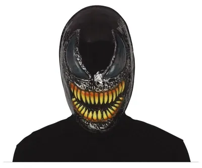 Produktbild von Schwarzes Monster Dark Venom Horror Halloween Maske
