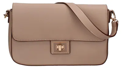 Zdjęcie produktu dla Torebka na Ramię Amélie Czarna Zamknięcie Obrotowe Black B UNICA 27x16x7 cm 3408-1SL-BLACK