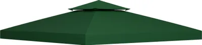 Immagine prodotto di Fortuna Lai Tettoia sostitutiva 3x3 m grigio antracite in poliestere idrorepellente per gazebo in metallo e da giardino