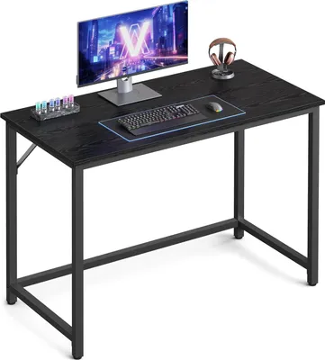 Produktbild von Songmics Computertisch Bürotisch 100x50x76cm Schwarz