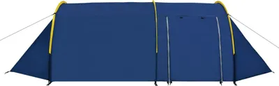 Obrázek produktu pro vidaXL Campingzelt 4 Personen Marineblau/Gelb