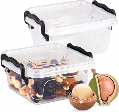 Zdjęcie produktu dla SuperButelki - Pojemnik do przechowywania żywności, 350ml, MULTIBOX, 0,35l, z pokrywką, funkcjonalność i wygodna w kuchni, uniwersalny, kwadratowy