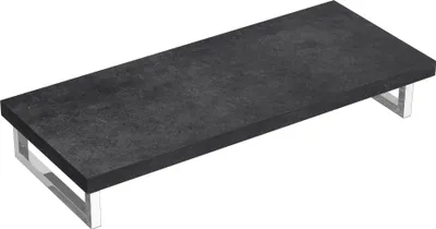 Produktbild von doporro Waschtischplatte Waschbeckenauflage 45x120cm Waschtischkonsole in Anthrazit für Waschschalen inkl. Konsolenhalterung Wandmontage