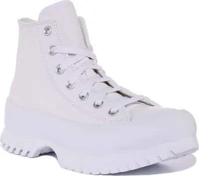 Produktbild von Converse Chuck Taylor All Star Lugged 2.0 Hi Frauen Leder Turnschuhe Weiß – undefined / Weiß