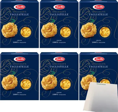 Produktbild von Barilla Collezione Tagliatelle 6er Pack (6x500g Karton) + usy Block