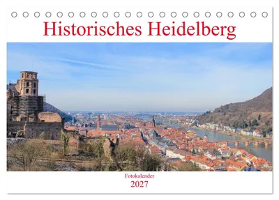 Produktbild von Historisches Heidelberg (Tischkalender 2027 DIN A5 quer), CALVENDO Monatskalender