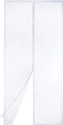 Produktbild von Unyqoos®️ Magnetische Insektenschutz-Tür 100x210 cm - Stärkere Magnete - Katzenkrallen-sicher - 3,8 cm Breites Klettband - Nicht Kürzbar