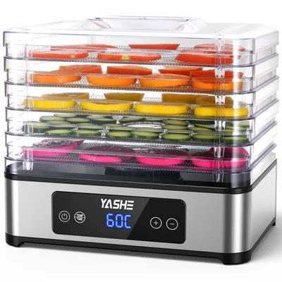 Image de Déshydrateur Alimentaire, 5 Plateaux En Acier Inoxydable