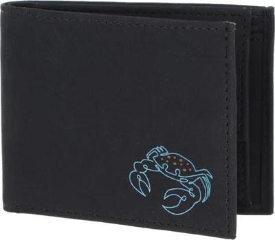 Produktbild von oxmox Geldbörse New Cryptan RFID Protect Pocketbörse Crab Print Cyan Black schwarz