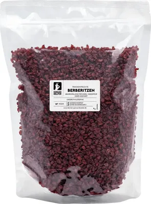 Produktbild von Berberitzen, getrocknet, sauer, sehr vitaminhaltig, für Quark, Müsli, Joghurt oder orientalische Reisgerichte, 1kg