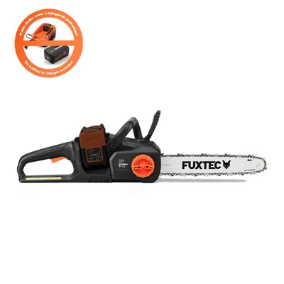 Produktbild von FUXTEC 2x20V Akku Kettensäge | 14 Zoll Schwertlänge | 4,2 Kg Gewicht | Kettengeschwindigkeit von 15m/s| FX-E2KS